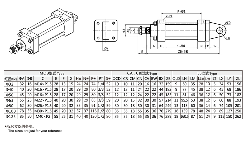 標(biāo)準MOB+CA型 單耳型外形安裝尺寸圖.jpg